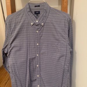Men’s J Crew Steel blue button-down, size XL